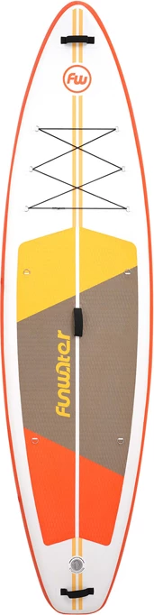 Dërrasë SUP inflatuese FunWater SUPFW69B 335 x 84 x 15 cm, me komplet aksesorësh, portokalli-bardhë