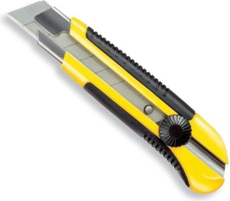 Thikë me teh të thyeshëm Stanley 0-10-425 25 mm, e verdhë/zezë, 1 teh