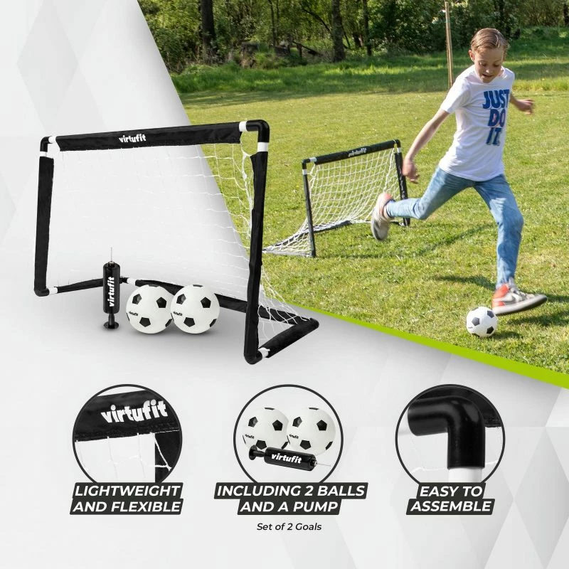 Set porte futbolli për fëmijë Virtufit