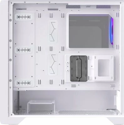 Kasë PREYON Nest Windy+ PRENWP04W Midi Tower ATX, 4x120mm PWM ARGB, USB-C, e bardhë