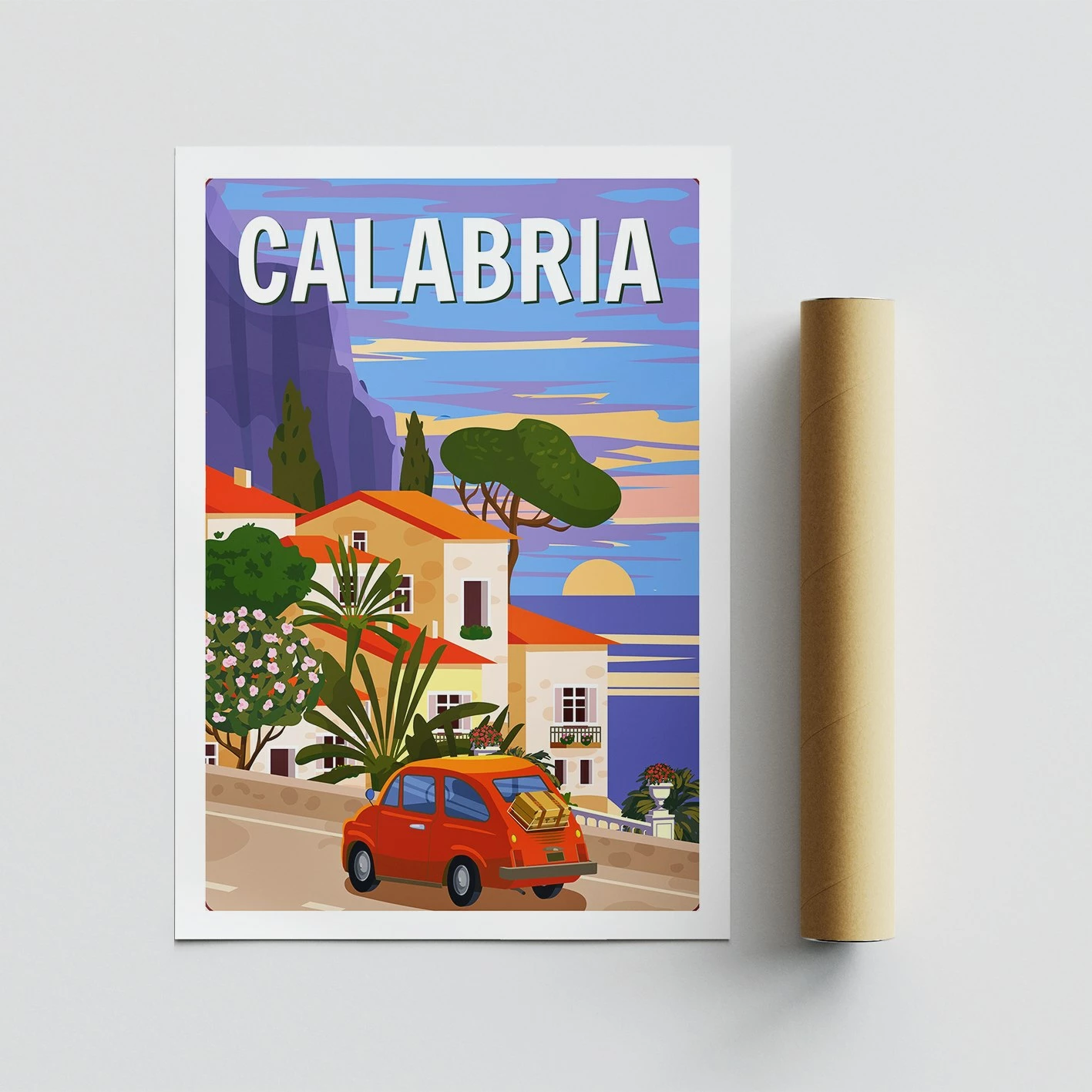 Poster pa kornizë, Calabria, shumëngjyrësh, 50x70cm