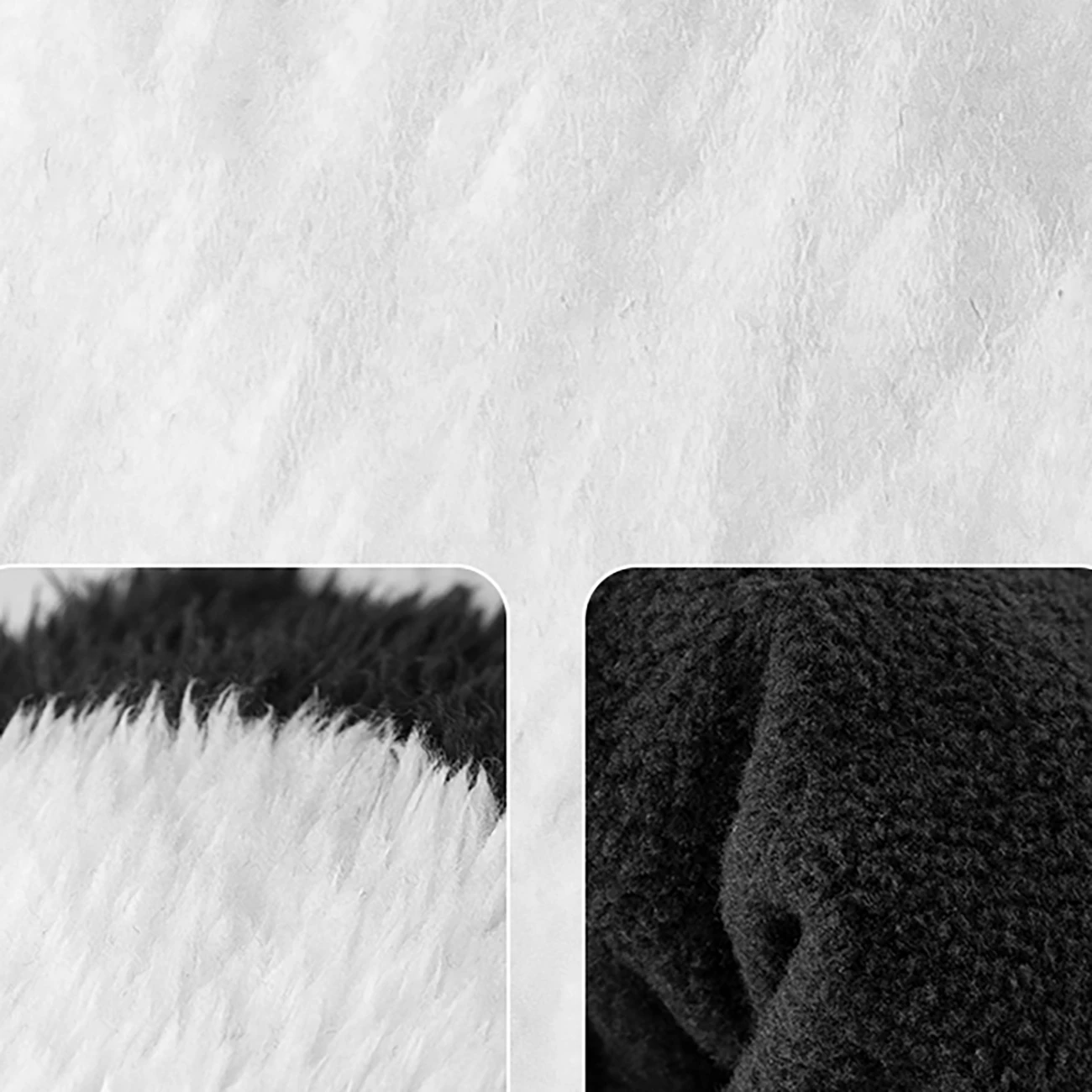 Doreza ski Qunature Panda, për fëmijë dhe të rritur, S, e zezë/e bardhë