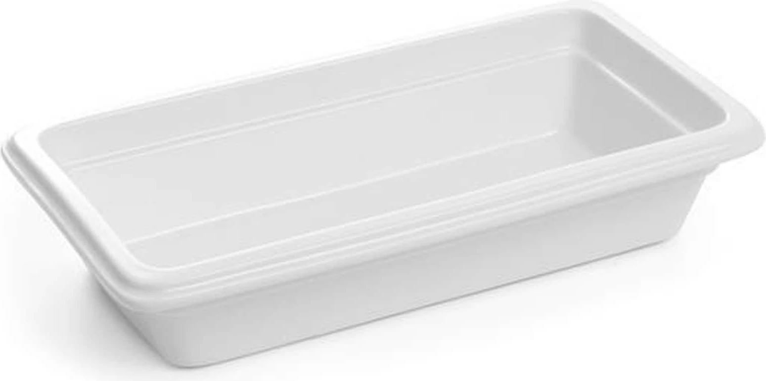 Enë porcelani GN, Fine Dine, GN 1/3, lartësi 65 mm, e bardhë