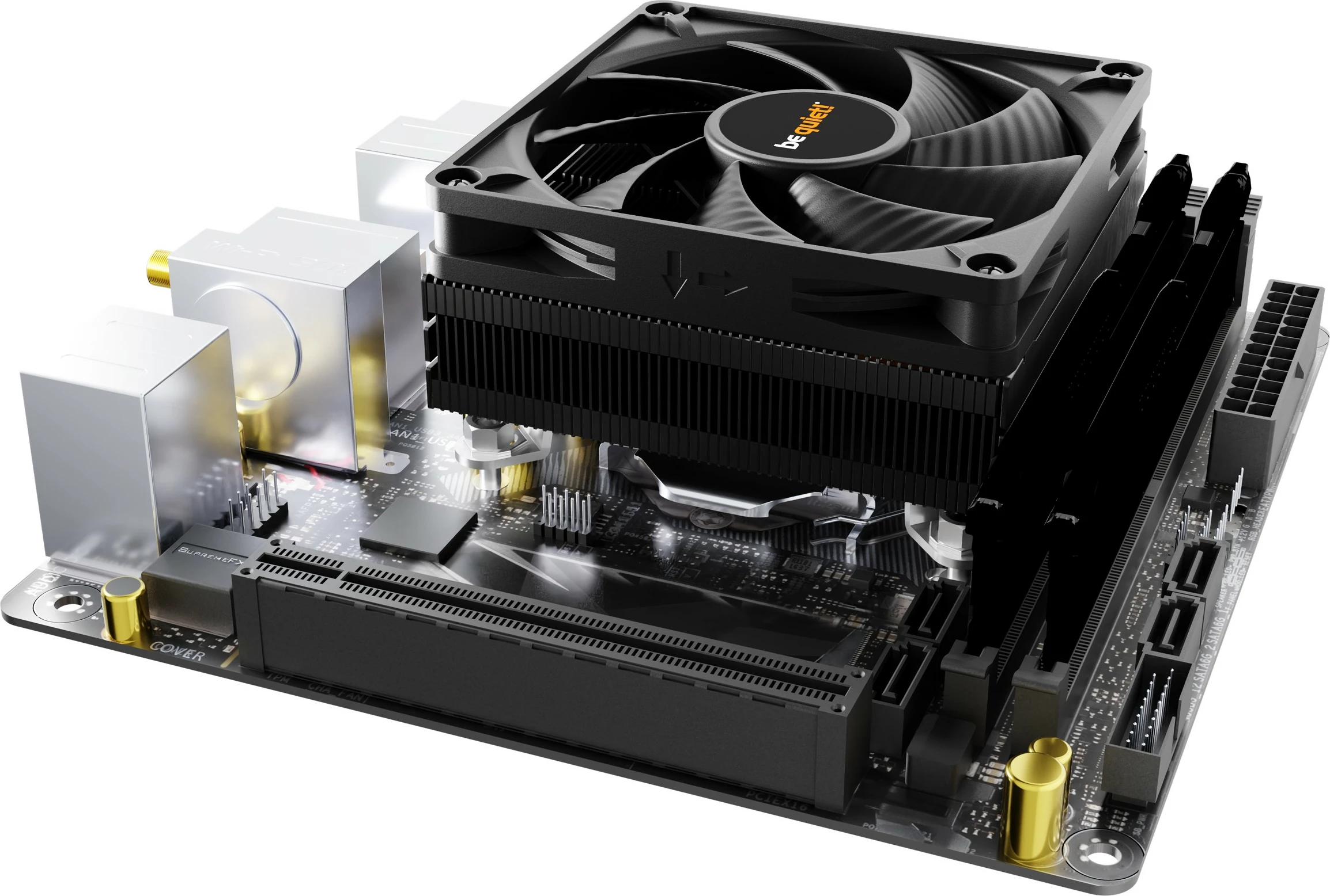 Ftohës ajri be quiet! Pure Rock LP, 9.2cm, 2500 RPM, i zi