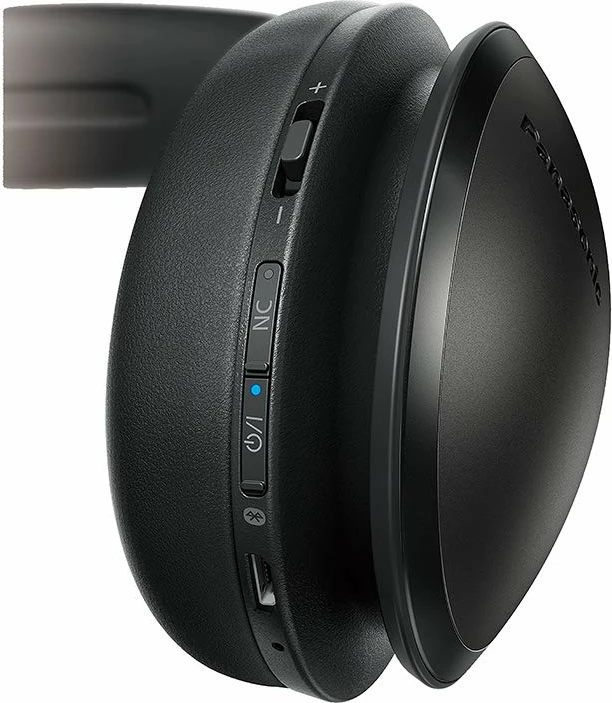 Kufje Panasonic RP-HD605NE-K Bluetooth me noise cancelling, 20 orë bateri, të palosshme, të zeza