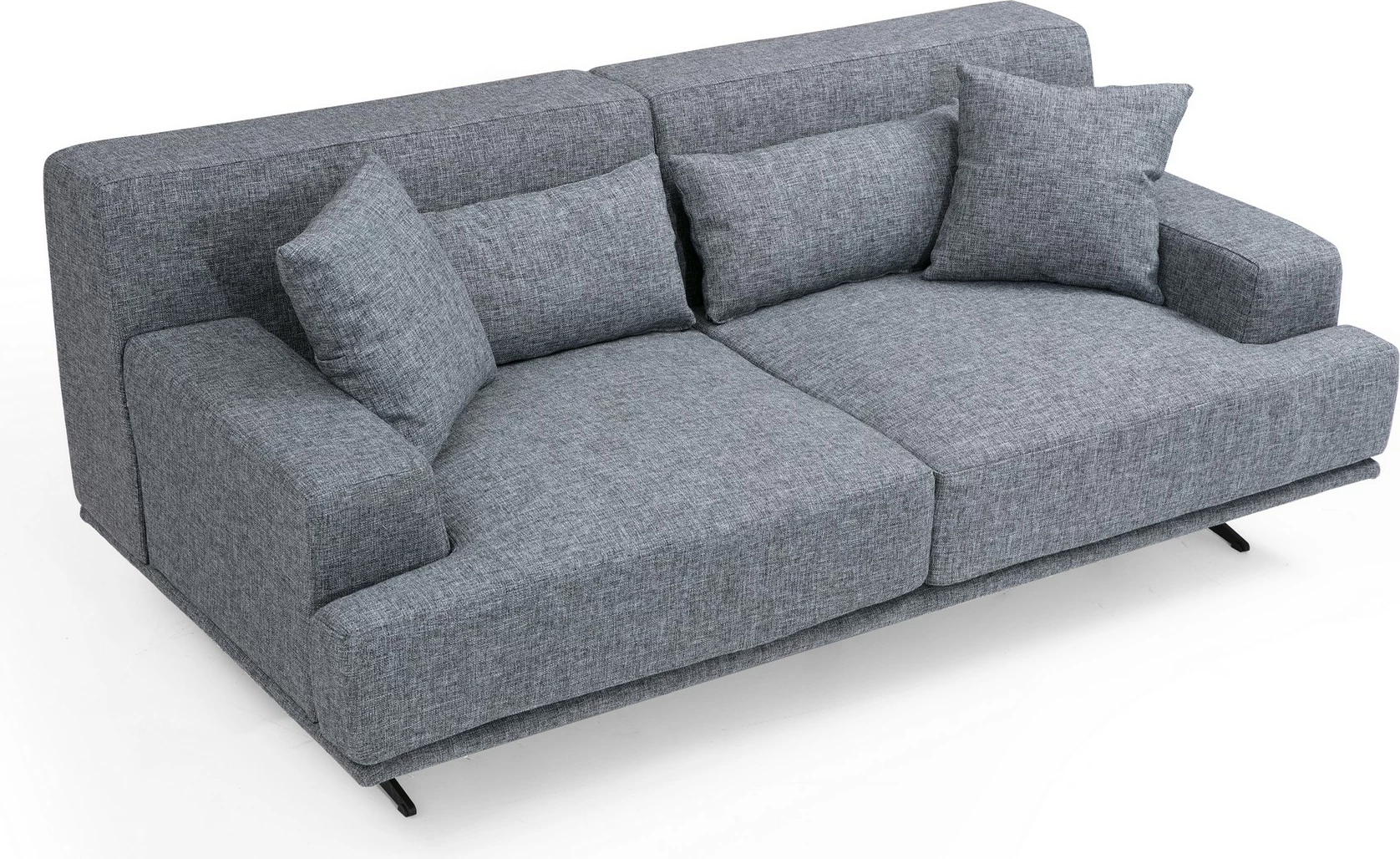 Divan dy ulëshe Atelier del Sofa, Bentley, ngjyrë gri