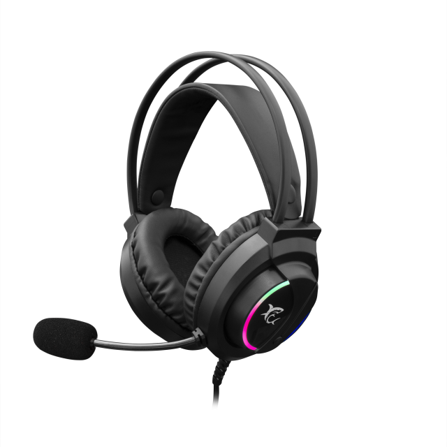 Kufje Gaming White Shark GH-2044 Wolf, ndriçim LED