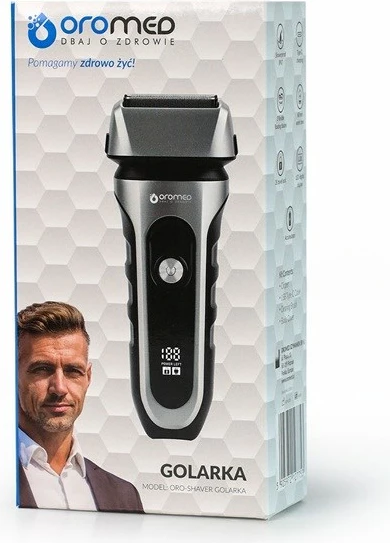 Makinë rroje oromed Oro-Shaver, LED, 600 mAh, e zezë/argjendtë