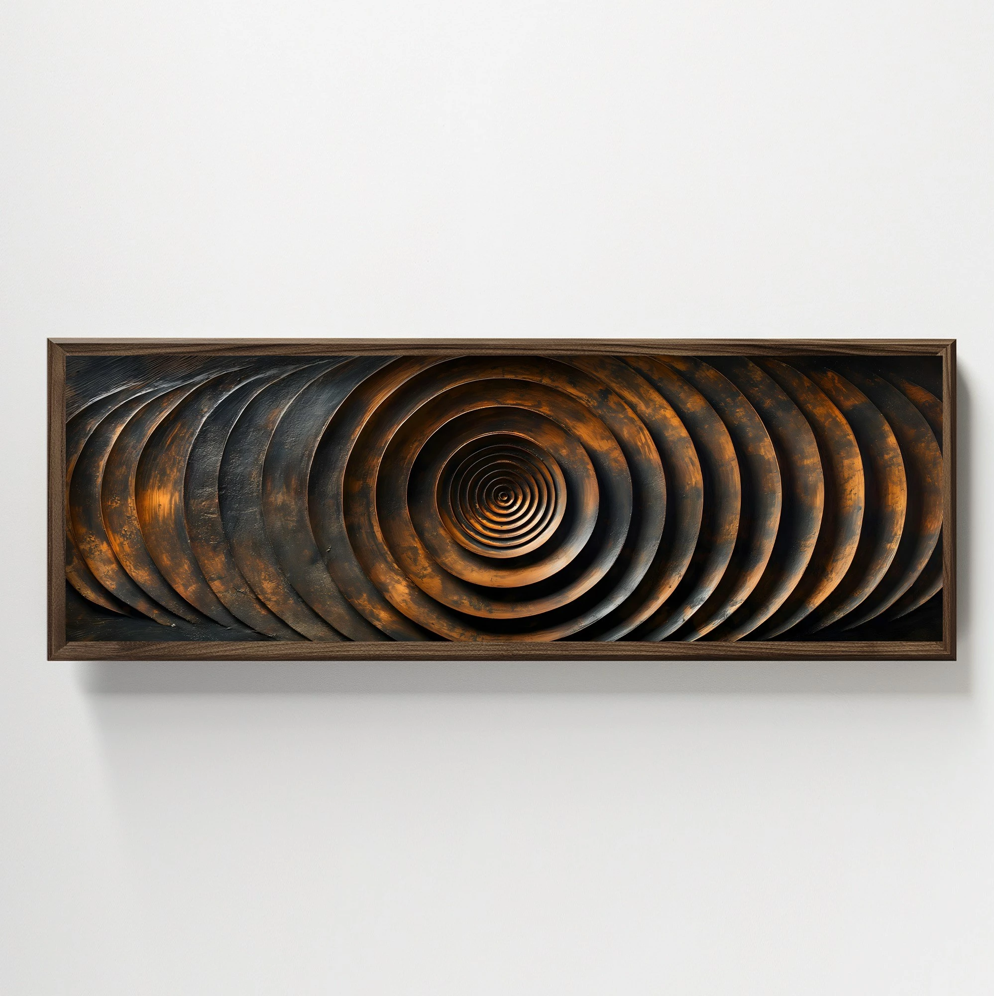 Pikturë dekorative me kornizë MDF, shumëngjyrëshe, HUM024, 120x40x3.5cm