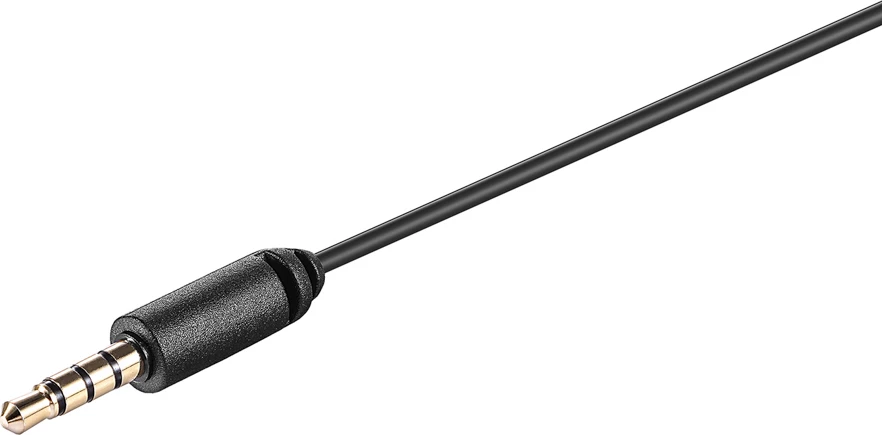 Mikrofon lavalier i lidhur BOYA BY-M1 Pro II, 3.5mm TRRS, kabllo 6 m, me monitorim, i zi, set me klip dhe mbrojtës ere