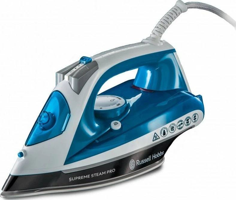 Hekur Russell Hobbs Supreme Steam Pro 23971-56, 2600 W, 40 g/min avull, 145 g/min goditje avulli, 310 ml, blu