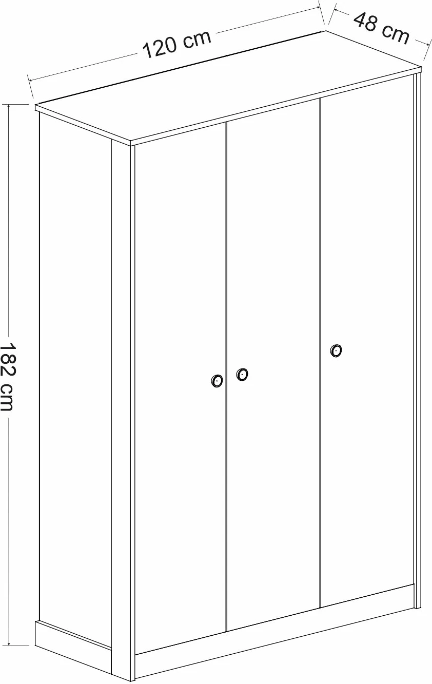 Set mobiljesh për dhomë gjumi, Skye Decor, e bardhë, antracit