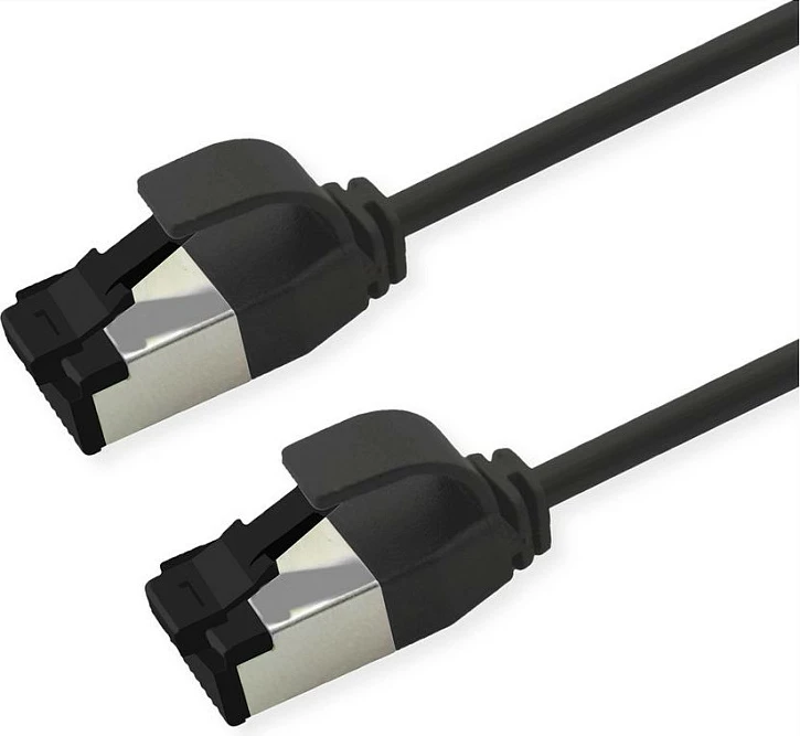 Kabllo rrjeti ROLINE 21.15.3454-100, Cat8.1, 1.5m, S/FTP, RJ-45, 40GbE, paketim 100 copë, e zezë
