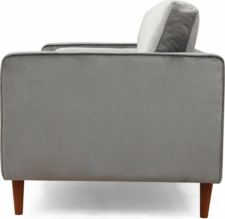 Divan treshe Atelier del Sofa, Rome, ngjyrë gri e çelët