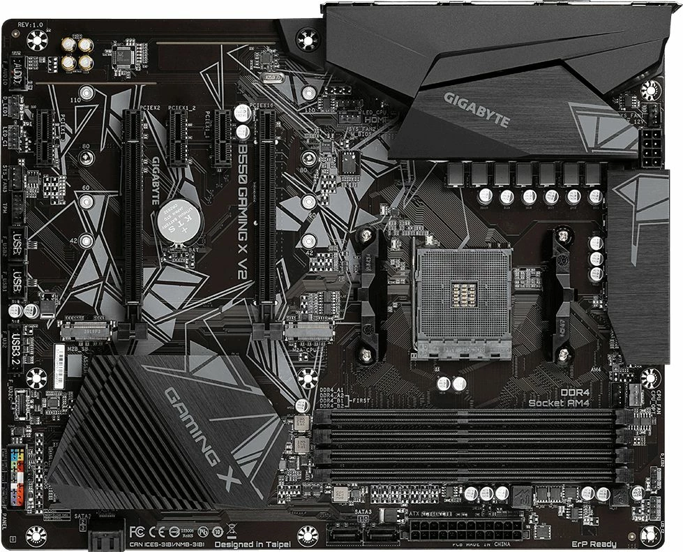 Pllakë amë Gigabyte B550 GAMING X V2, AM4, ATX, DDR4 deri 128GB