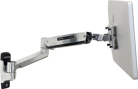 Krah muri për monitor/TV Ergotron LX HD Sit-Stand, deri 46", VESA 75x75-400x400, 13.6 kg, argjendtë
