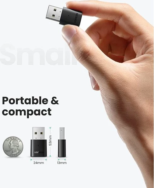 Adapter USB Bluetooth 5.0 UGREEN 80889, i zi