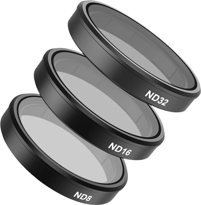Set filtra CPL dhe ND8/16/32 Telesin S5-FLT-06-TDJ për DJI Action 5 Pro/4/3