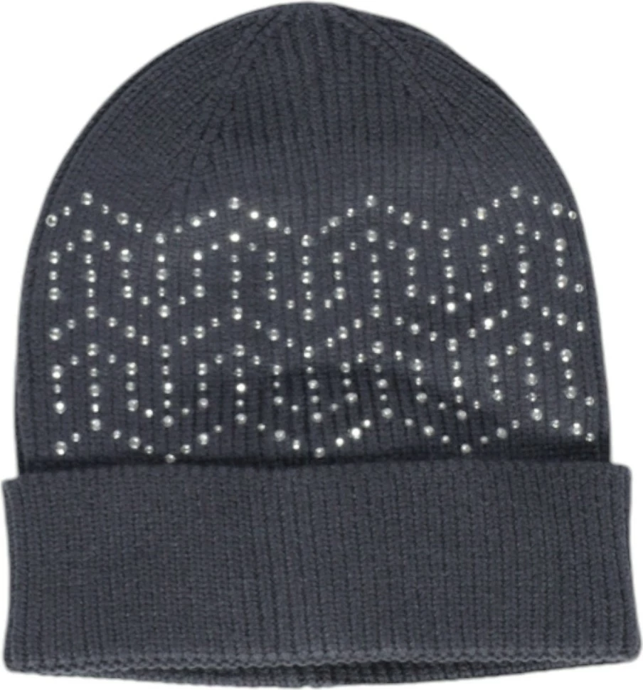 Kapelë për femra Pieces PCNASMINE SEQUINS HOOD, antracit