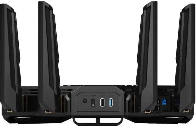 Router Asus GT-BE98 Edition 20, Wi-Fi 7, 4 bërthama, 2048MB RAM, 256MB Flash, i zi