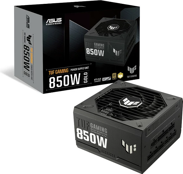 Furnizues rryme ASUS TUF Gaming 850W, 80+ Gold, Fully Modular, ATX 3.1, i zi