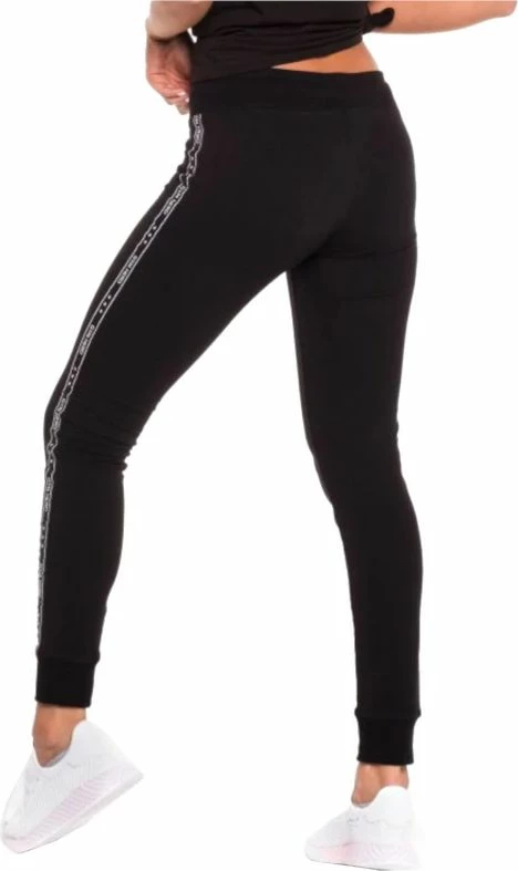 Pantallona sportive GymHero, për femra, të zeza