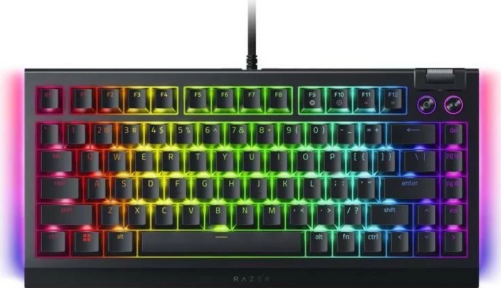 Tastierë Razer BlackWidow V4, 75% Intl. US, me ngjyra RGB