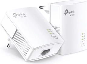 Adapter Powerline, TP-Link, TL-PA7017 KIT, AV1000 Gigabit 1 port, i bardhë, set multipack