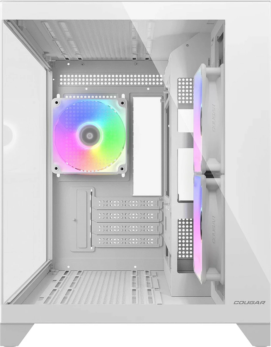 Kasë Cougar FV150 ARGB Mini Tower, micro-ATX/Mini-ITX, xham i temperuar, e bardhë