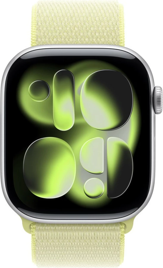 Rryp sportiv për Apple Watch, Apple MFFL4ZM/A, përshtatje për kasë 46 mm, perimetër 145–220 mm, e verdhë neon