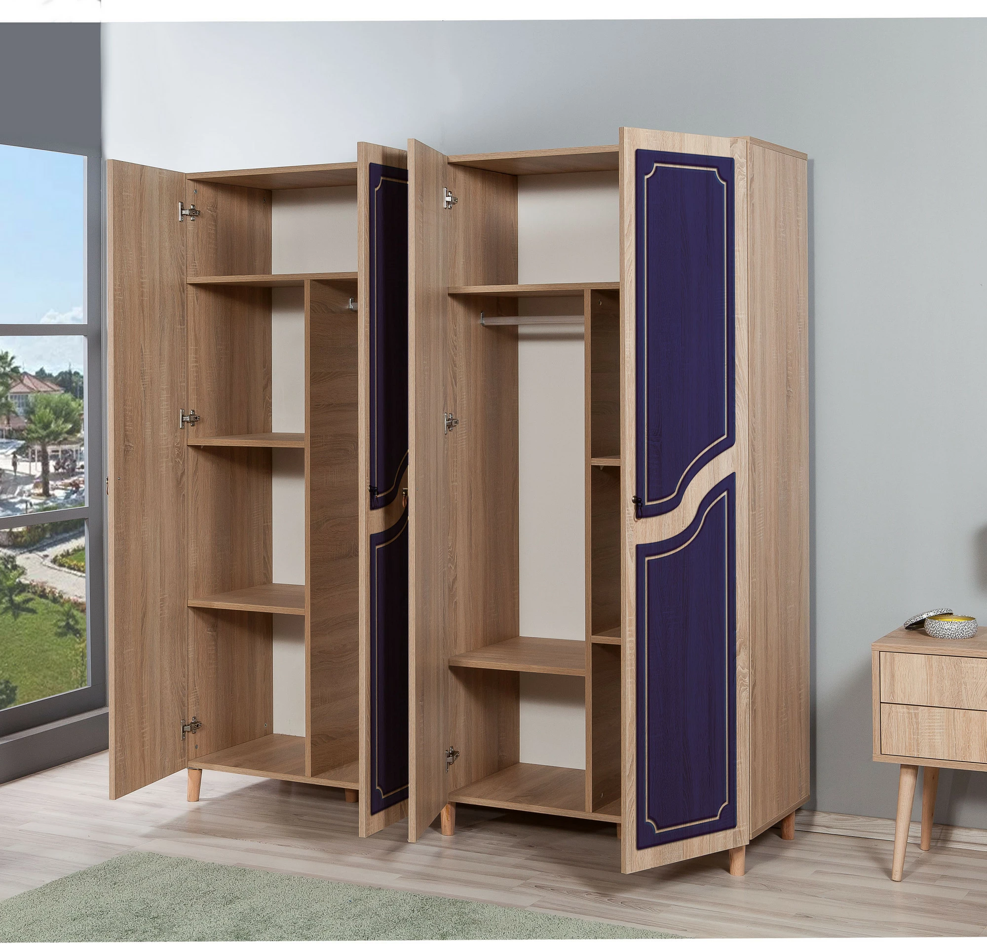 Dollap Skye Decor, ngjyrë lisi sonoma, İmaj-620