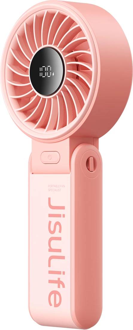 Ventilator dore Jisulife Life7, 3600mAh, USB-C, Rozë
