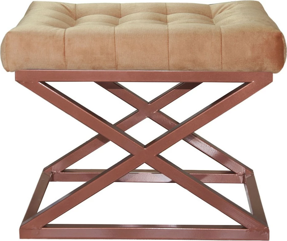 Puf Atelier del Sofa, ngjyrë bakri dhe e verdhë, Capraz