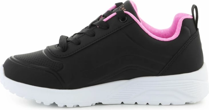 Atlete fëmijësh Skechers UNO LITE EASY ZIP 310387L-BKRG, të zeza/ari rozë