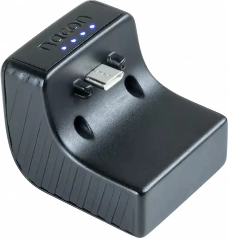 Bateri rikarikueshme Nacon për DualSense Edge, 1000 mAh, +2 orë, e zezë, me kabllo USB 1 m