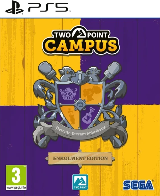 Lojë për PlayStation 5 SEGA Two Point Campus Enrolment Edition, PEGI 3, set me hartë kampusi + broshurë + përmbajtje shtesë