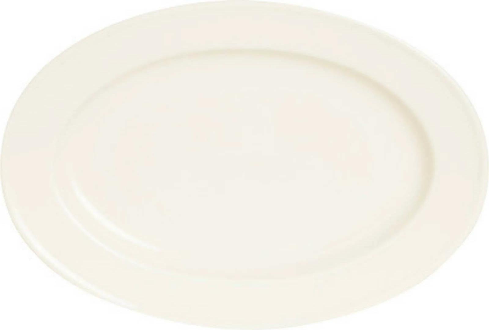 Pjatë ovale servirëse Fine Dine Crema 390x270mm, set 6 copë, krem