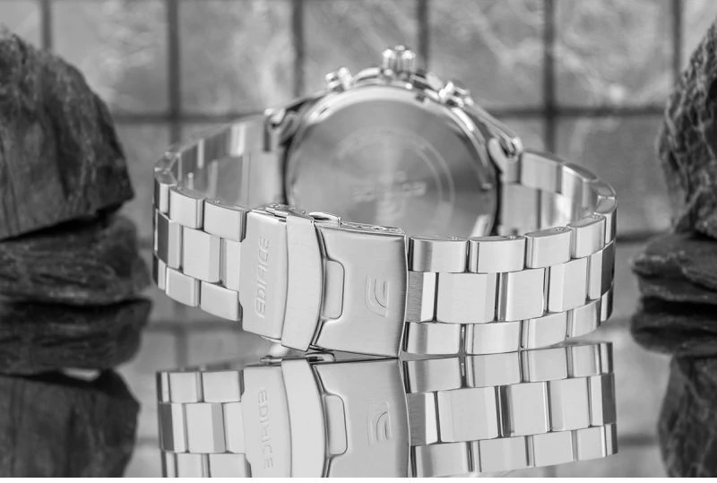Orë dore për meshkuj Casio Edifice, argjend