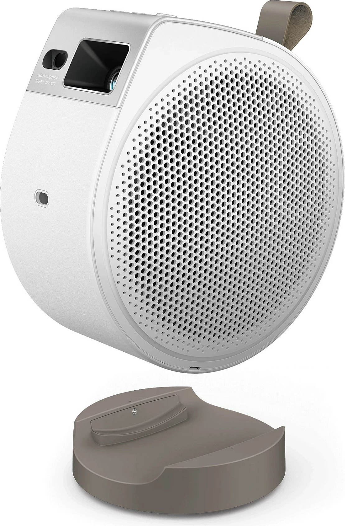 Projektor BenQ GV32, Full HD, Smart, Wi‑Fi, Bluetooth, AirPlay, i bardhë