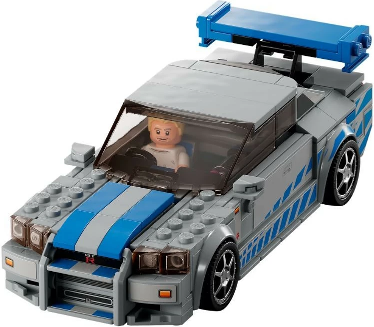 Set LEGO Speed Champions Nissan Skyline GT-R (R34) Fast & Furious, 319 pjesë