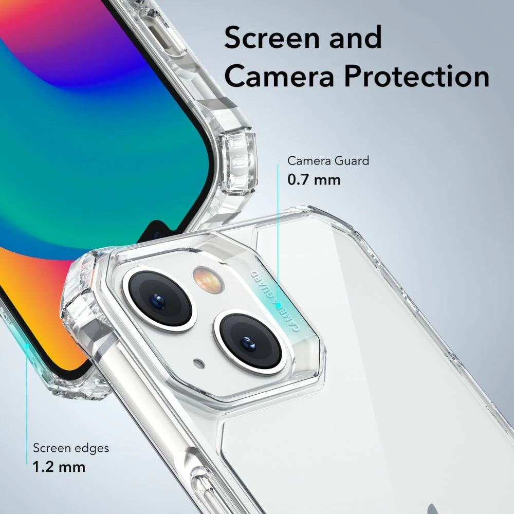 Mbështjellës ESR Air Armor për iPhone 14 Plus, Transparent