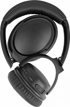 Kufje DeLOCK Bluetooth 5.0 foldable, me mikrofon, 20 orë, Wired & Wireless, 3.5mm, të zeza