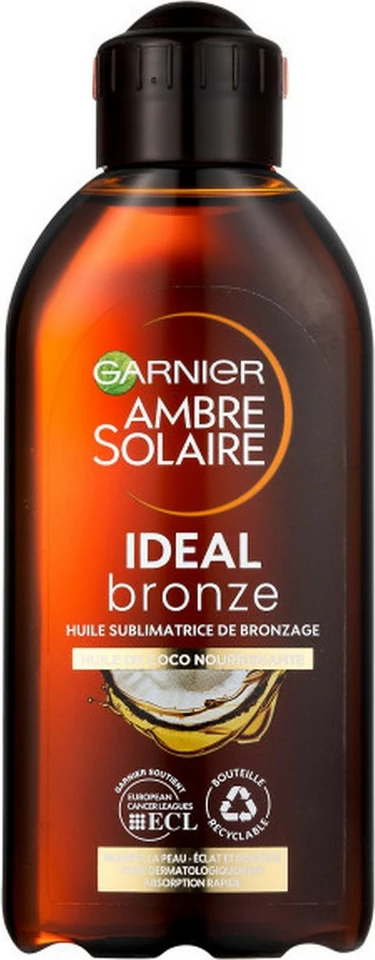 Vaj për nxirje për femra Garnier Ambre Solaire Ideal Bronze Oil Accelerating Tanning, 200ml