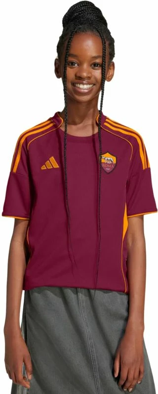 Fanellë futbolli për fëmijë adidas AS Roma, e kuqe