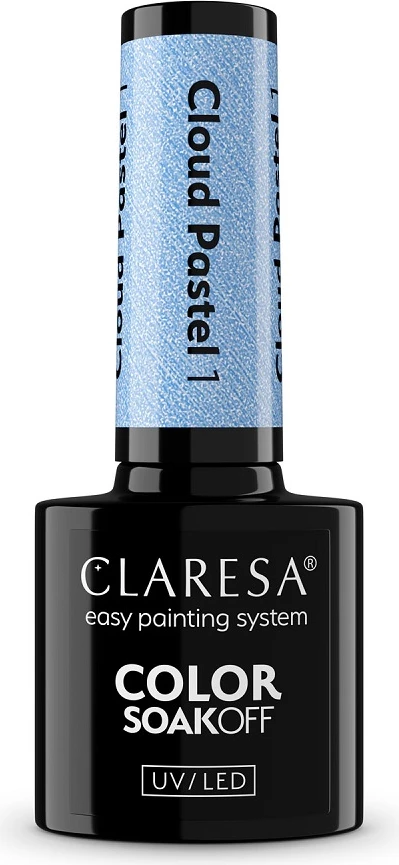 Llak për thonj Claresa Cloud Pastel Hybrid për femra Cloud Pastel 1, 1.5g