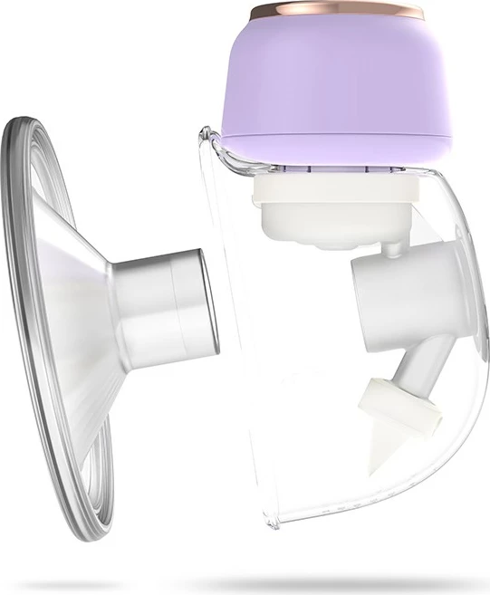 Pompë gjiri elektronike neno Sole, pa tela, me ekran LCD, vjollcë