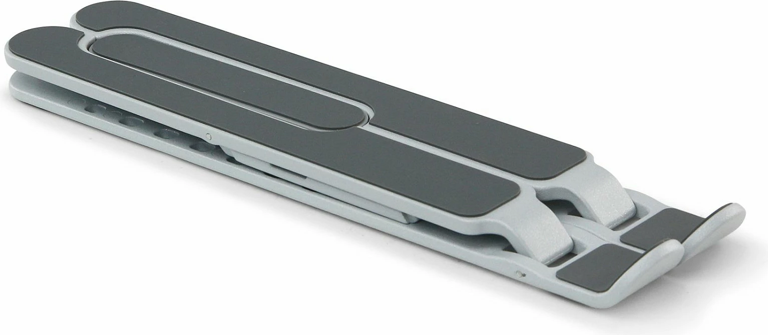 Mbajtëse portabile laptopi Dicota, 7 pozicione, alumini/silikon, e zezë/argjendtë