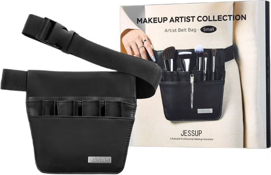 Çantë për brushat e grimit JESSUP CB021 për femra e zezë 1 copë