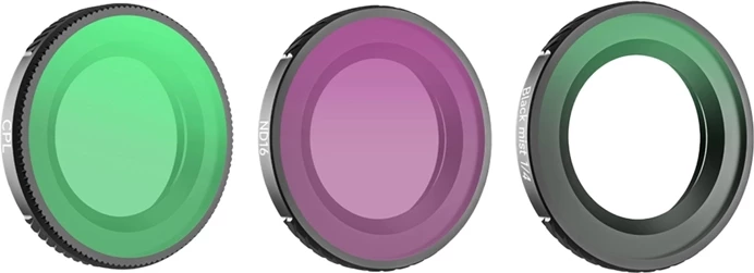Set filtrash lente 1/4", Sunnylife ON-FI076, Black Mist 1/4 + CPL i rregullueshëm + ND16, për DJI Osmo Nano, set 3 copë