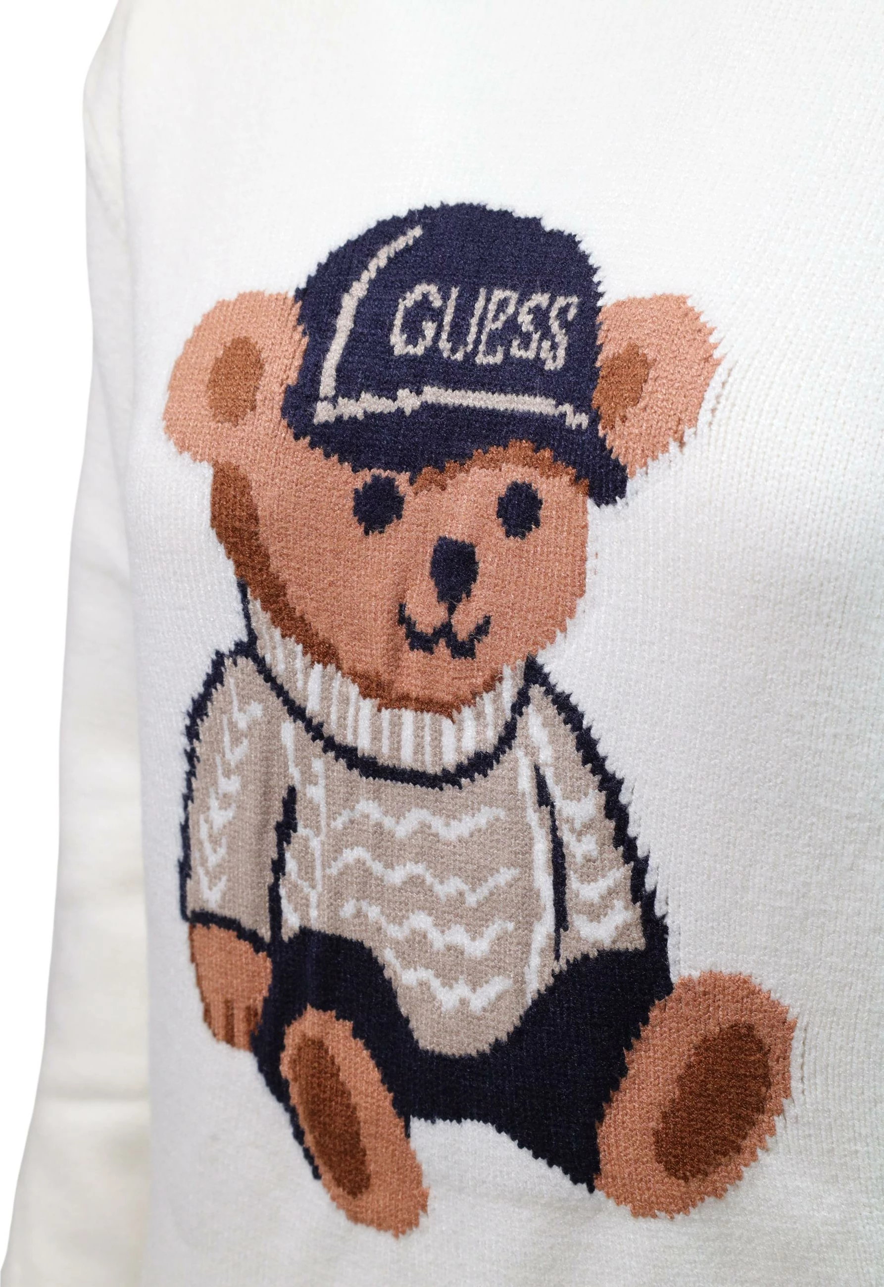 Xhemper për femra Guess Alicia Bear W6BR84 Z1927, i bardhë [Madhësia: S]